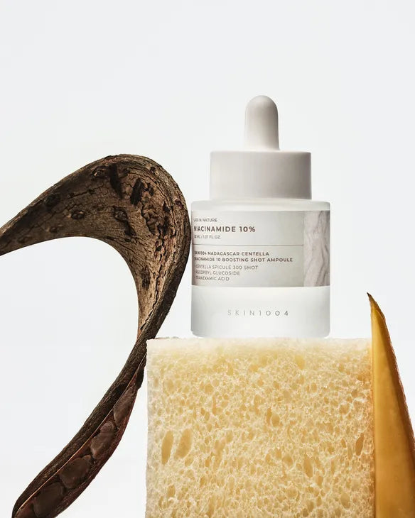 SKIN1004 Niacinamide 10 Boosting Shot Ampoule 30ml resultado tono uniforme luminoso