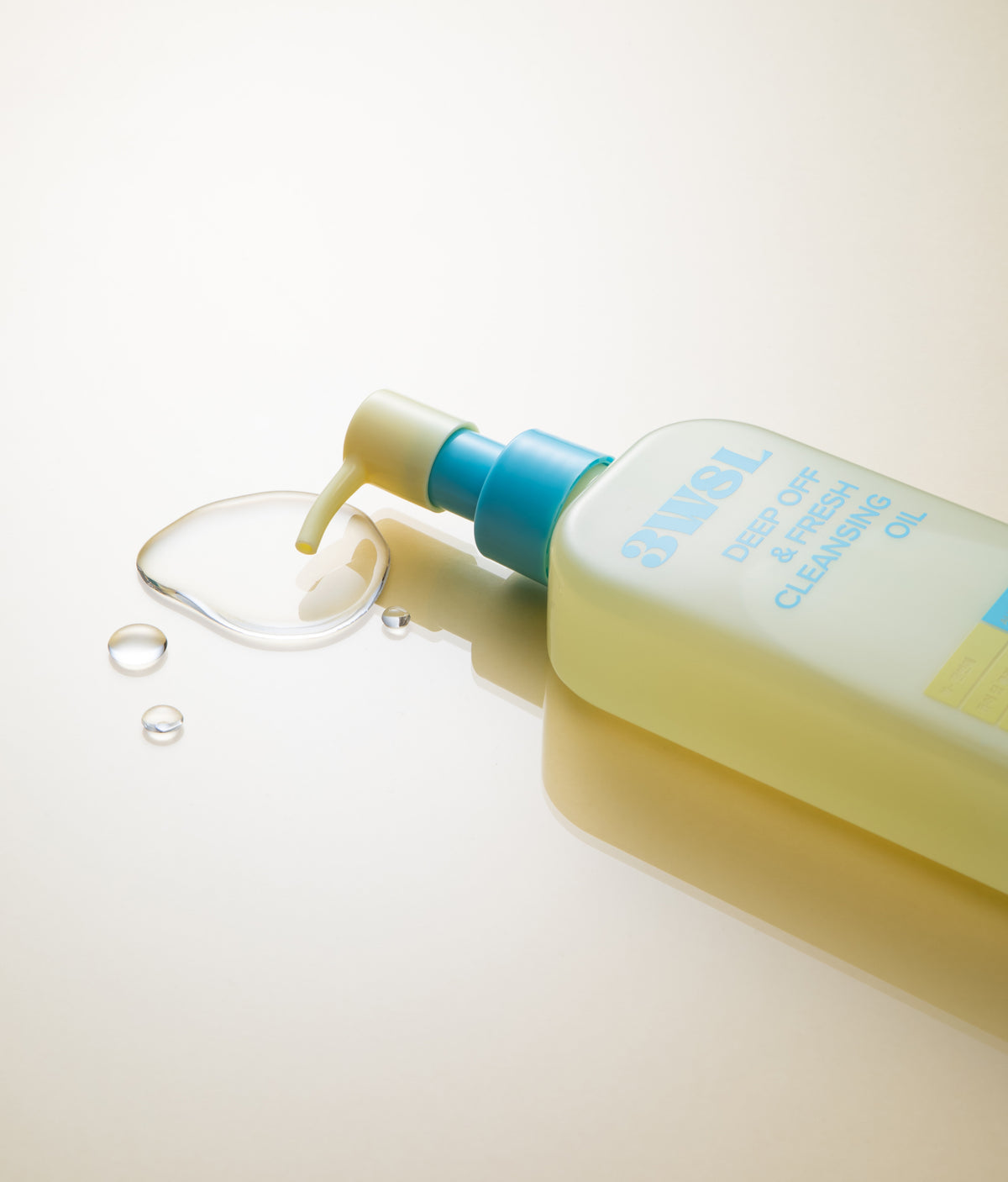 Aceite limpiador 3W8L Deep Off Fresh Cleansing Oil proceso emulsificación con agua