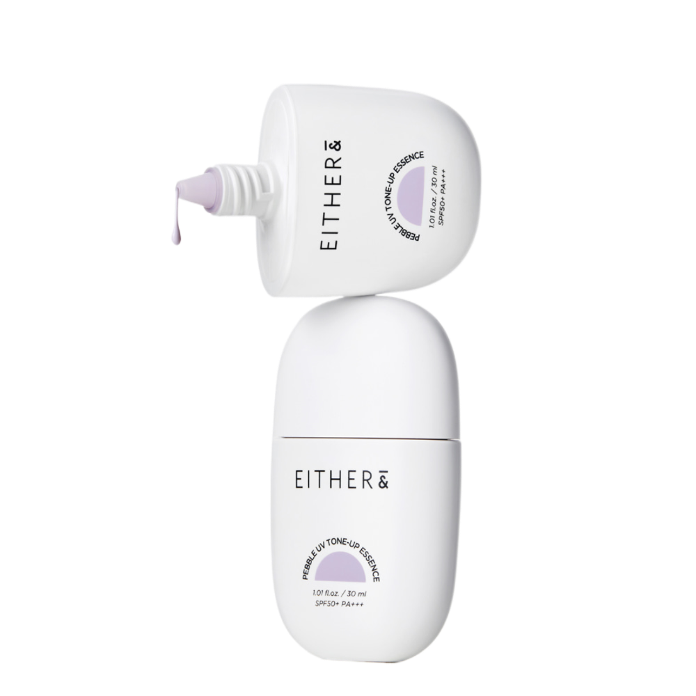 Textura del protector solar EITHER& UV Pixel Tone-Up sin residuo blanco SPF 50+