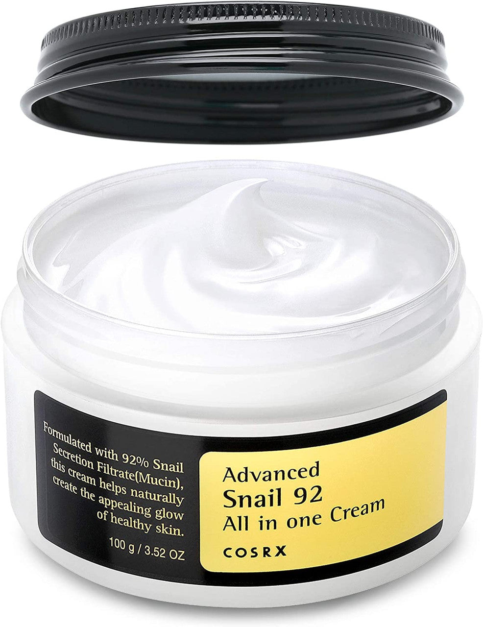 COSRX Advanced Snail 92 All in One Cream comparativa antes y después aplicación