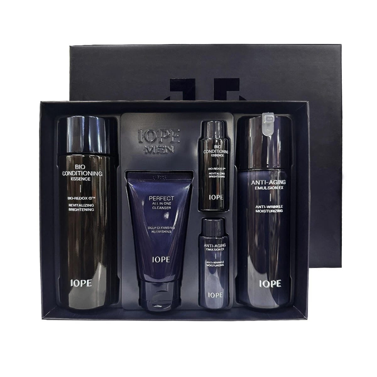 Set antiedad IOPE Men ciencia biológica avanzada productos cuidado facial hombre