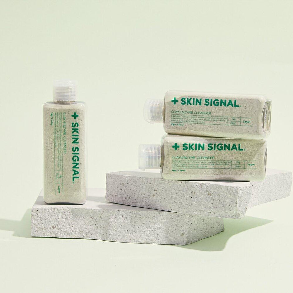 SKIN SIGNAL Clayenzyme Cleanser Pink textura polvo enzimático con arcilla rosa