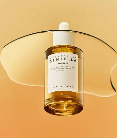SKIN1004 Madagascar Centella Ampoule 55ml textura suero calmante transparente