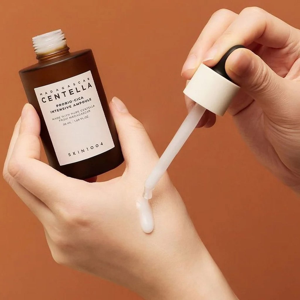SKIN1004 Probio-Cica Intensive Ampoule 50ml detalle gotero textura reparadora
