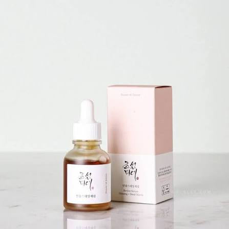BEAUTY OF JOSEON Revive Serum Ginseng Snail Mucin 30ml detalle gotero dorado