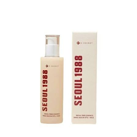 KSECRET Essence Snail Mucin 97% Rice 100ml detalle textura esencia coreana