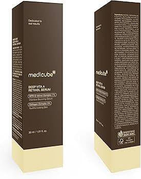 MEDICUBE Deep Vita A Retinol Serum 30ml resultado piel renovada sin arrugas finas
