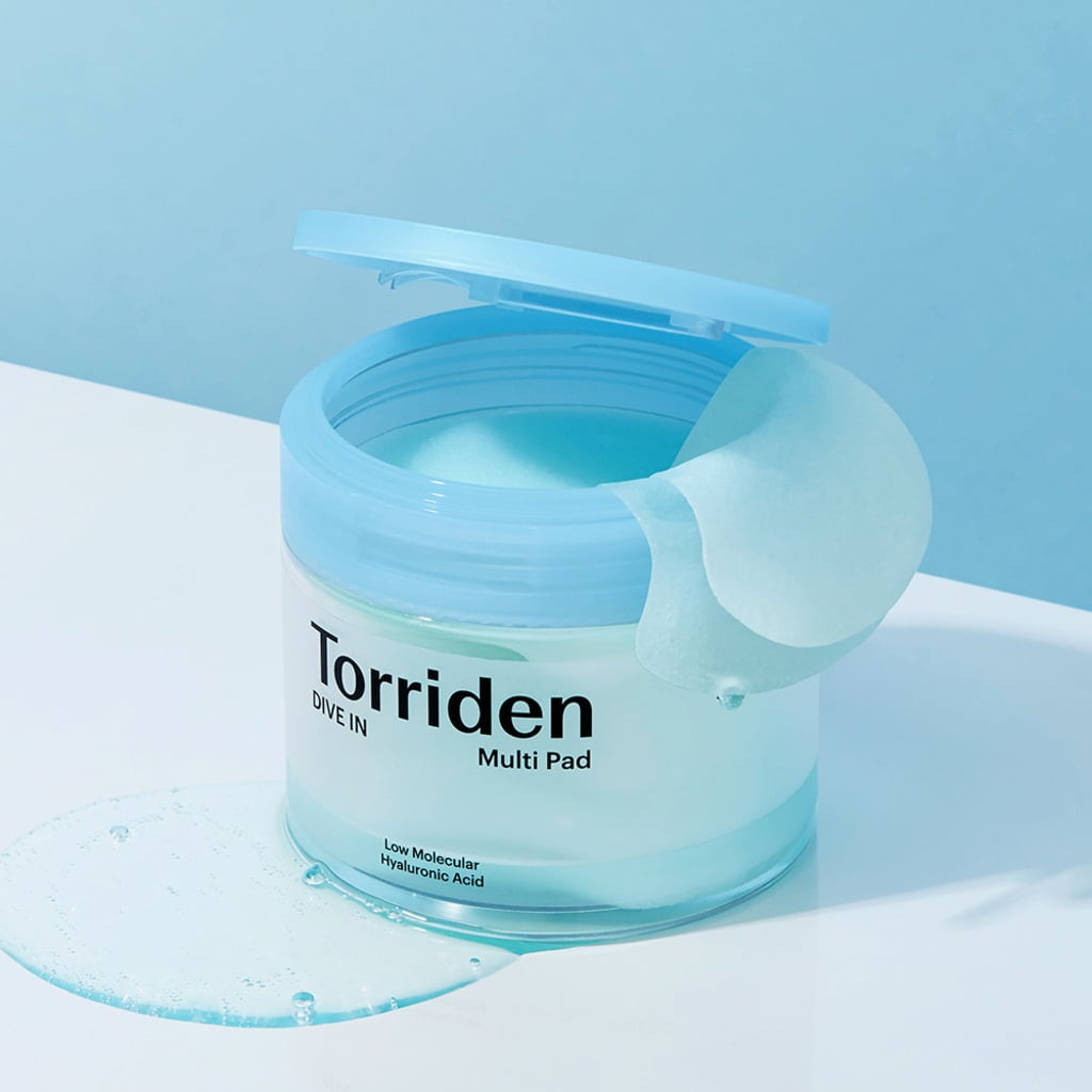 TORRIDEN Dive-In Multi Pad 80 pcs 160ml detalle disco tónico ácido hialurónico