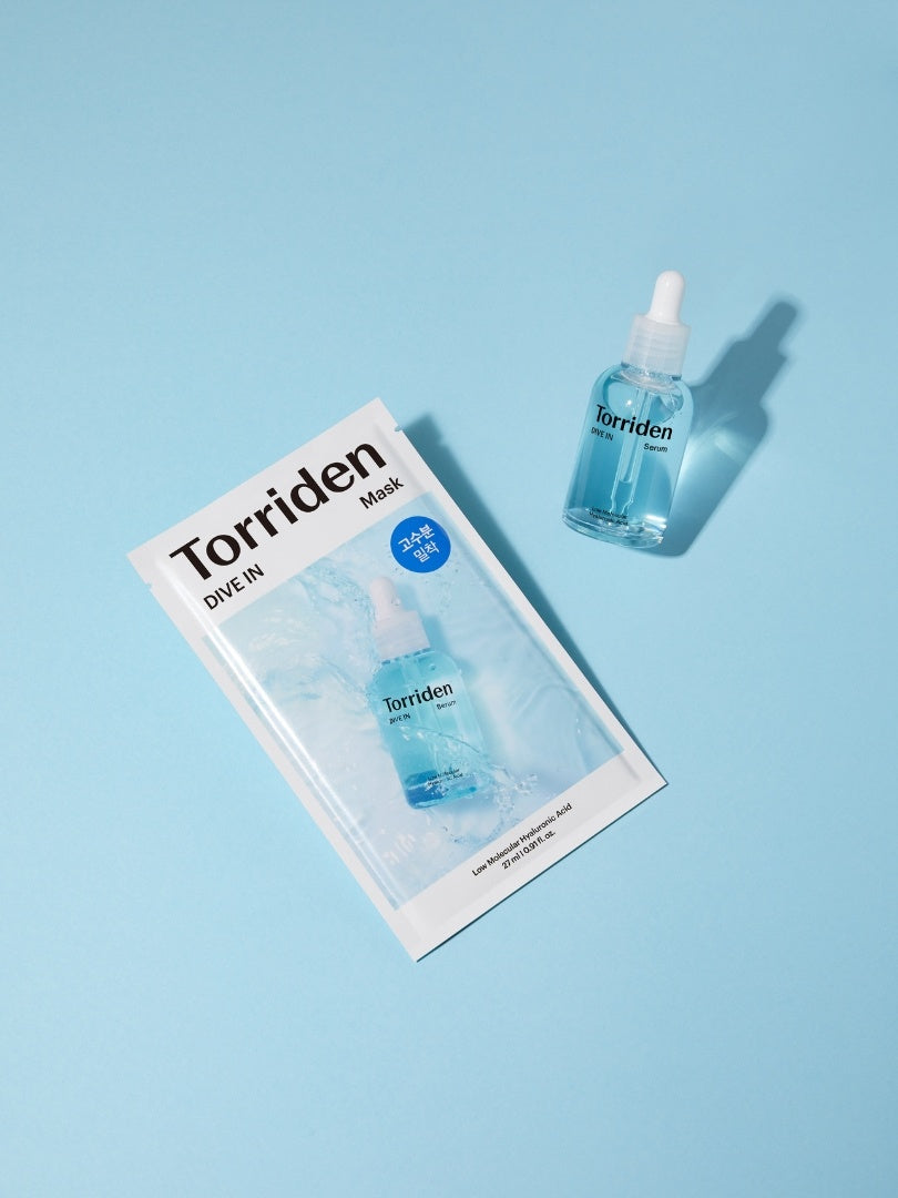 TORRIDEN Dive-in Hyaluronic Acid Mask Pack 27ml detalle tejido ultrafino