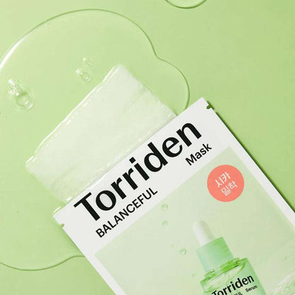 TORRIDEN Balanceful Cica Mask aplicación mascarilla calmante piel sensible