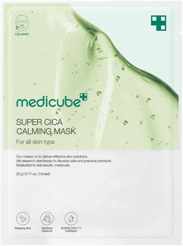 MEDICUBE - SUPER CICA CALMING MASK 22g
