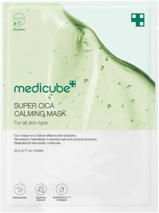MEDICUBE - SUPER CICA CALMING MASK 22g