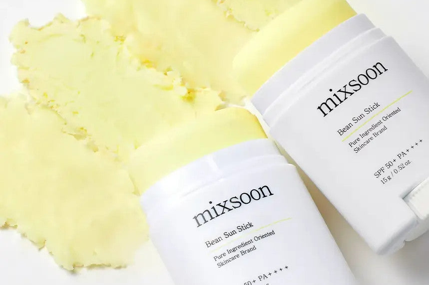 MIXSOON Bean Sun Stick 15g detalle del stick solar coreano