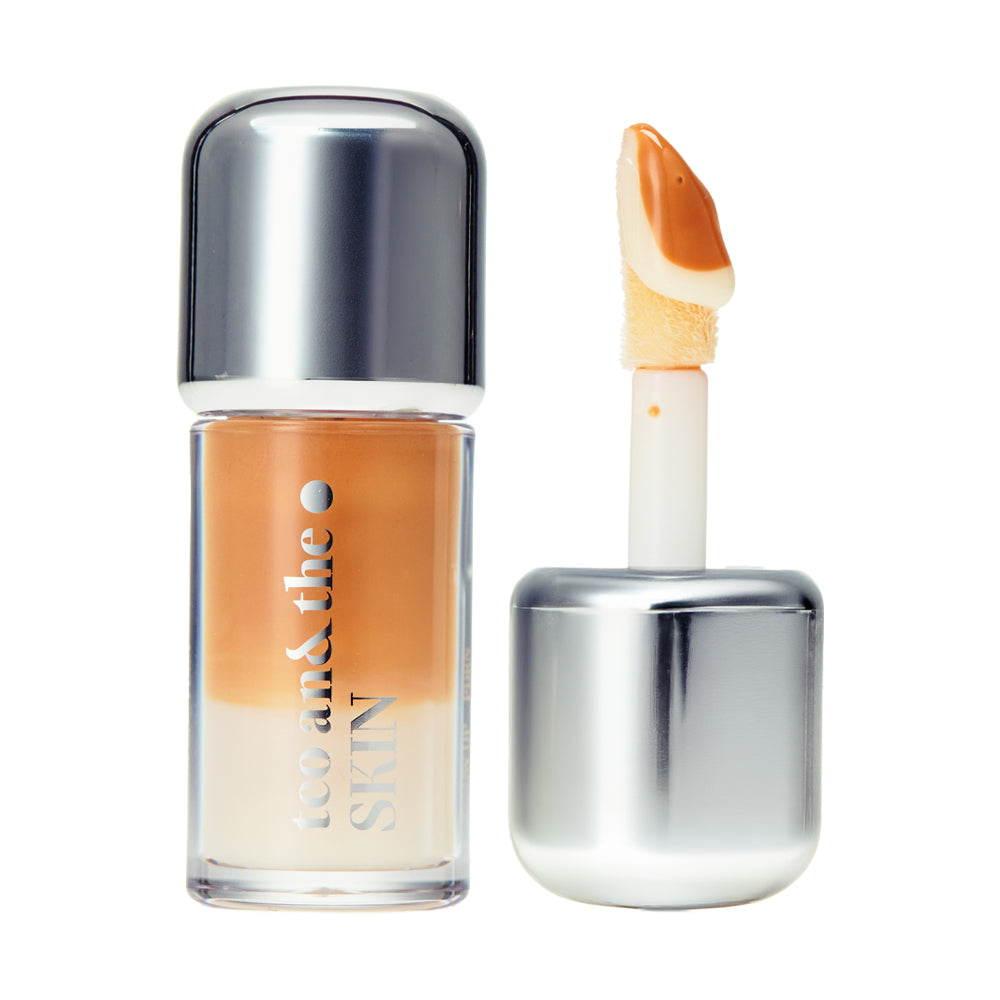 TEO AND THE K Cafe Mix Lip Serum tono 01 Dalgona Latte envase