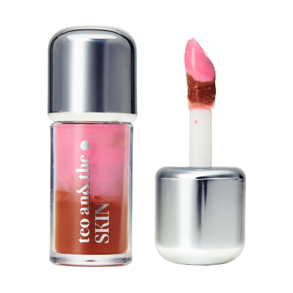 TEO AND THE K Cafe Mix Lip Serum tono 02 Strawberry Choco Latte envase