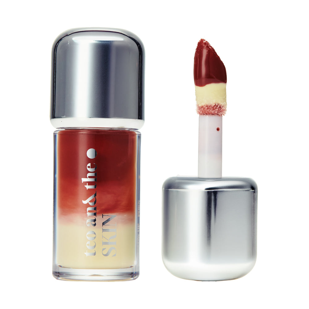 TEO AND THE K Cafe Mix Lip Serum tono 03 Banana Latte envase